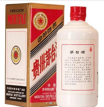 1992年  五星牌茅台（红皮铁盖）  53度500ml 商品图1
