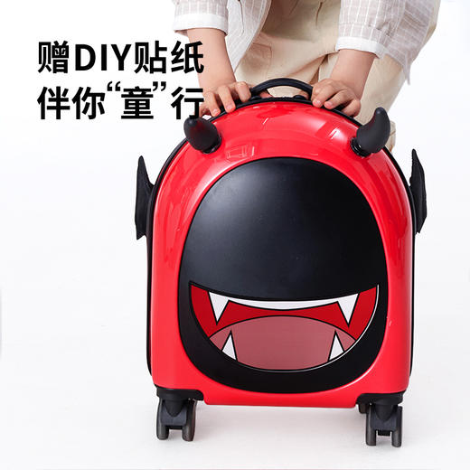 （永久下架）小恶魔拉杆箱便携儿童旅行箱万向轮创意行李箱男女童 商品图4