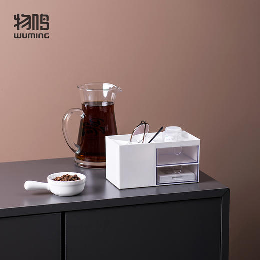 物鸣创意文具摆件收纳盒时尚桌面北欧笔架办公笔桶可爱女ins简约 商品图0