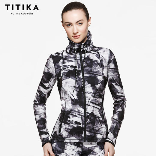 TITIKA ACTIVE 前短后长下摆 修身显瘦 瑜伽服外套 53891 商品图0