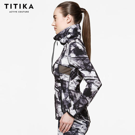 TITIKA ACTIVE 前短后长下摆 修身显瘦 瑜伽服外套 53891 商品图1