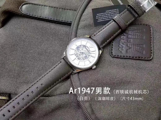 原单   阿玛尼AR1946 镂空机械腕表
机芯：进口西铁城原装全自动机械机芯 21颗宝石轴承（零返修品质） 商品图7