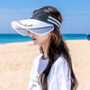 XL-抽拉式两杠空顶帽韩版潮空顶遮阳大沿防晒帽 商品缩略图1