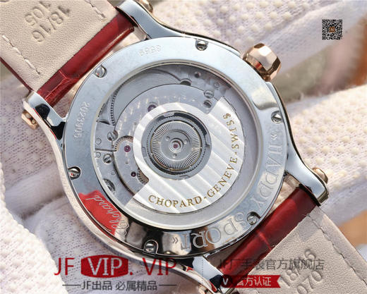 YF萧邦30周年特别款。女士腕表，皮表带，自动机械机芯，透底 商品图7