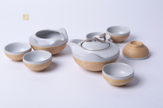 《八头月白汝窑》系列茶具 商品图0
