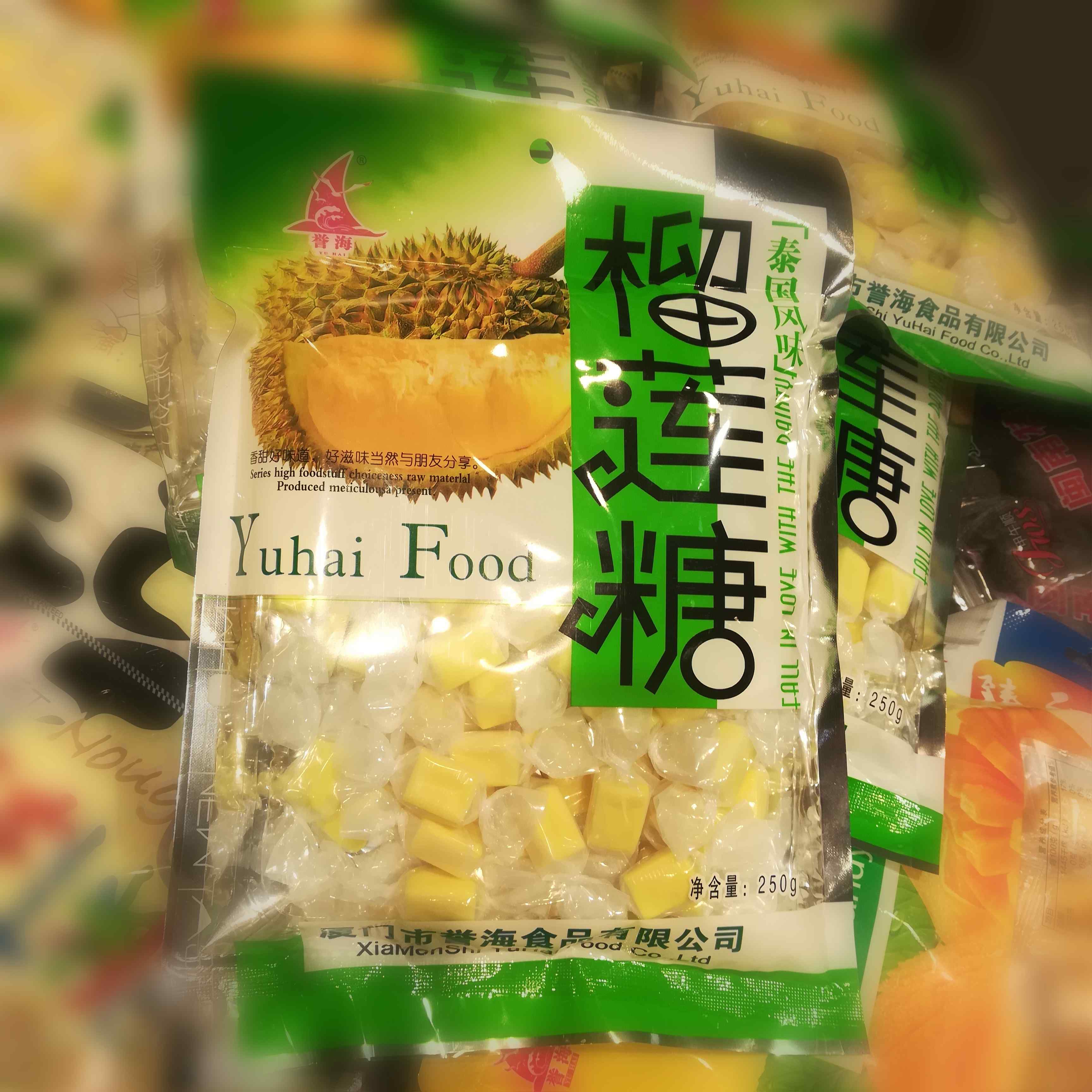 南港渔铺 榴莲糖250g