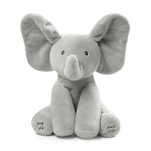 美国Baby Gund菲比小象害羞躲猫猫宝宝毛绒公仔早教玩具音乐玩偶 商品图0