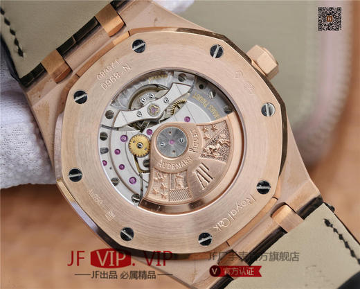 OM爱彼皇家橡树15400系列 原版1-1开模。男士腕表，皮表带，自动机械机芯，透底。 商品图7