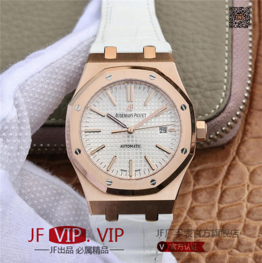 OM爱彼皇家橡树15400系列 原版1-1开模，男士腕表，皮表带，自动机械机芯，透底。 商品图0