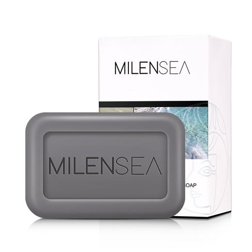 Milensea米蓝晞以色列死海天然黑泥深层清洁卸妆洁面沐浴皂男女125g 7290014610682 商品图0