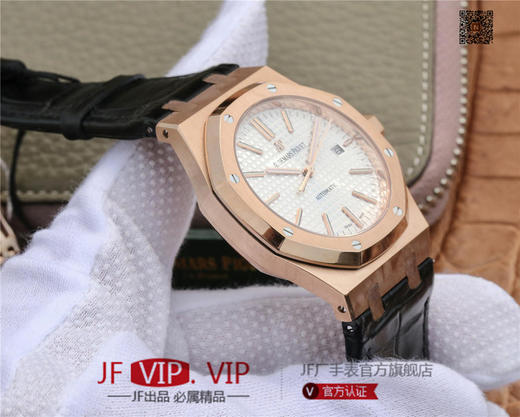 OM爱彼皇家橡树15400系列 原版1-1开模。男士腕表，皮表带，自动机械机芯，透底。 商品图4