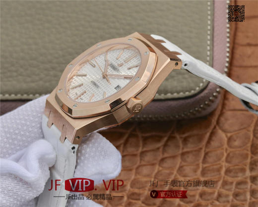 OM爱彼皇家橡树15400系列 原版1-1开模，男士腕表，皮表带，自动机械机芯，透底。 商品图5