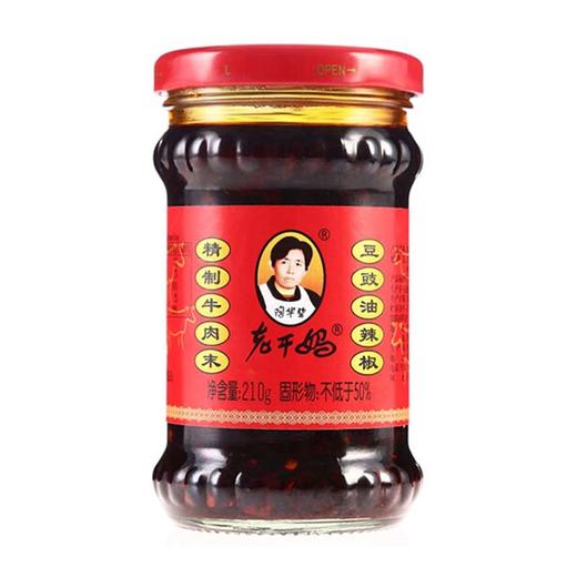 [亚欧超市]老干妈精制牛肉末油辣椒210g 商品图0