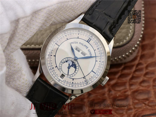 KM百达翡丽 复杂功能计时5396系列 全新开模V2版本上新！ 男士腕表，皮表带，自动机械机芯，透底 商品图2