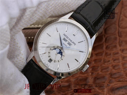 KM百达翡丽 复杂功能计时5396系列 全新开模V2版本上新！男士腕表，皮表带，自动机械机芯，透底 商品图2