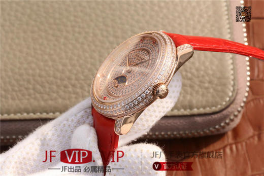 百达翡丽复杂功能系列4968女士手表。海鸥克隆组装215 PS LU手动机械机芯,33.3毫米直径，镶嵌施华洛世奇钻 商品图5