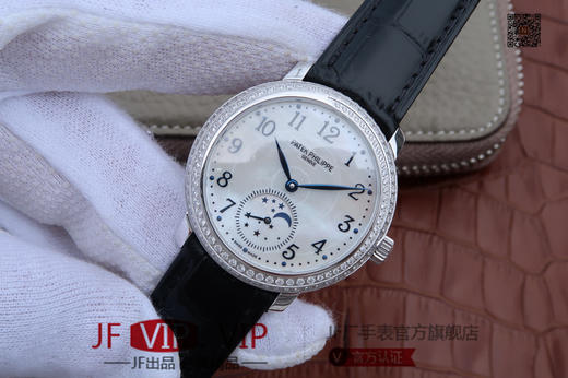 KG百达翡丽复杂功能系列4968女士手表。海鸥克隆组装215 PS LU手动机械机芯，镶嵌施华洛世奇钻。 商品图2