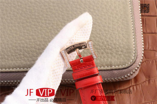 百达翡丽复杂功能系列4968女士手表。海鸥克隆组装215 PS LU手动机械机芯,33.3毫米直径，镶嵌施华洛世奇钻 商品图7