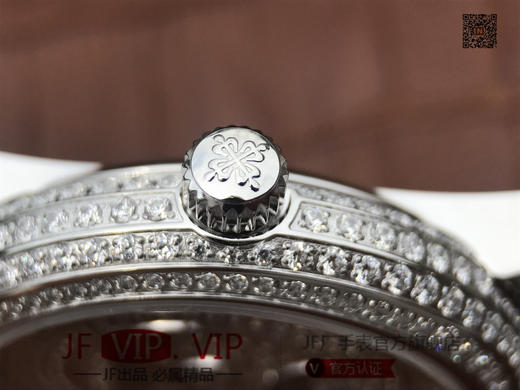 KG百达翡丽复杂功能系列4968女士手表。海鸥克隆组装215 PS LU手动机械机芯，镶嵌施华洛世奇钻。 商品图9