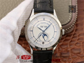 KM百达翡丽 复杂功能计时5396系列 全新开模V2版本上新！ 男士腕表，皮表带，自动机械机芯，透底