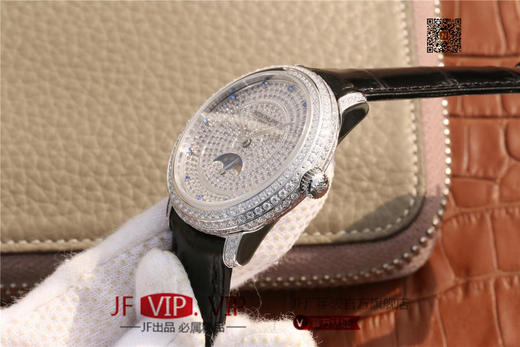 百达翡丽复杂功能系列4968女士手表。海鸥克隆组装215 PS LU手动机械机芯,33.3毫米直径，镶嵌施华洛世奇钻。 商品图5