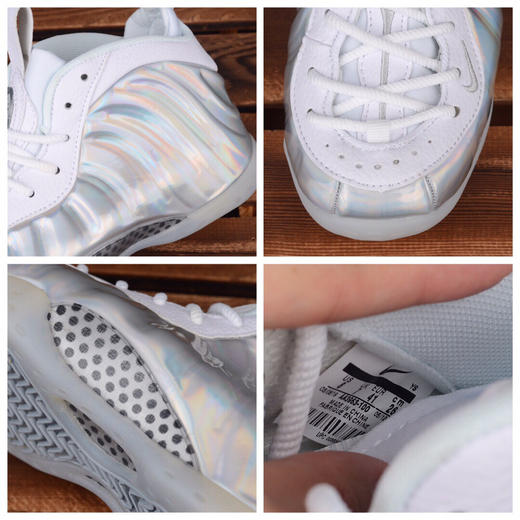 夏日特惠💰490 新品 # Nike Air Foamposite One Chrome 镜子喷 银喷 官方货号AA 3963-100 球鞋控女孩 怎么能少了这双喷泡呢？无论怎么拍颜值都在线 在阳光 商品图6