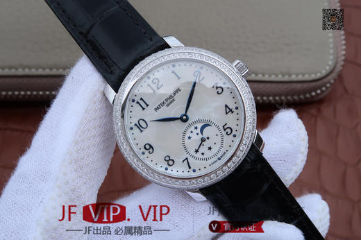 KG百达翡丽复杂功能系列4968女士手表。海鸥克隆组装215 PS LU手动机械机芯，镶嵌施华洛世奇钻。 商品图1