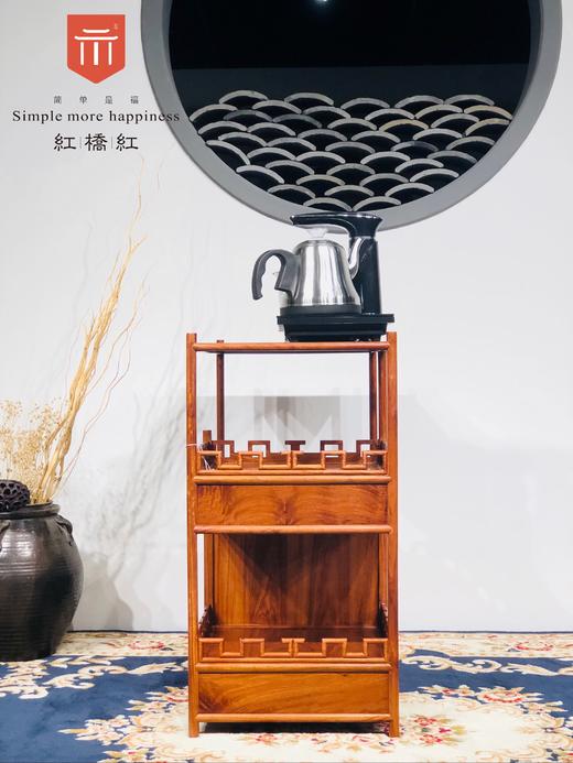 红桥红  家具严选  缅甸花梨(大果紫檀） 【茶水架】 商品图7