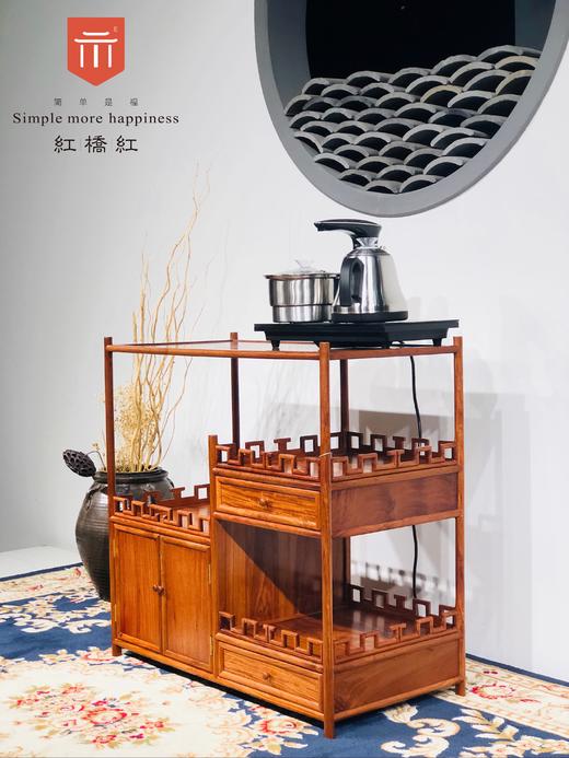 红桥红  家具严选  缅甸花梨(大果紫檀） 【茶水架】 商品图4