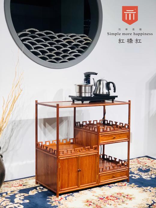 红桥红  家具严选  缅甸花梨(大果紫檀） 【茶水架】 商品图3