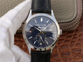 KM百达翡丽 复杂功能计时5396系列 全新开模V2版本上新！男士腕表，皮表带，自动机械机芯，透底