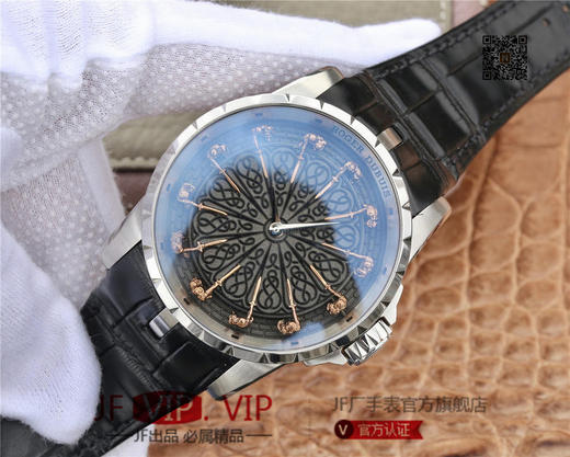 ZF罗杰杜彼圆桌骑士系列腕表RDDBEX0495！大器晚成 王者归来！精雕细镂，尽心竭力，成就永恒经典。 商品图2