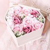 【礼物】.手工香皂花礼盒玫瑰花心形项链首饰心形套装情人节礼物送女友闺蜜 商品缩略图2