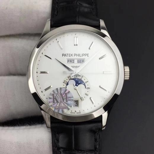 KM百达翡丽 复杂功能计时5396系列 全新开模V2版本上新！男士腕表，皮表带，自动机械机芯，透底 商品图12