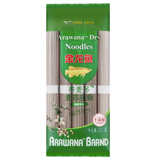 金龙鱼健康系列杂粮荞麦多挂面500g 冷面 粗粮挂面 面条汤面 包邮 商品图1