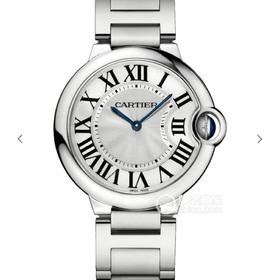 V6卡地亚蓝气球系列W69011Z4中性石英腕表，进口石英机芯。表径：36.6毫米表壳厚度：12.05毫米表镜材质：蓝宝石水晶玻璃