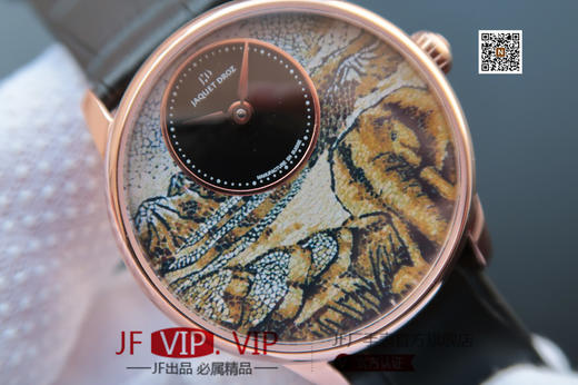 TW雅克德罗【女神】腕表 表里如一 独具匠心！烧钢蓝指针[强]电白金手工镶钻，玫瑰金镶钻！直径33mm，厚度：10mm 商品图2