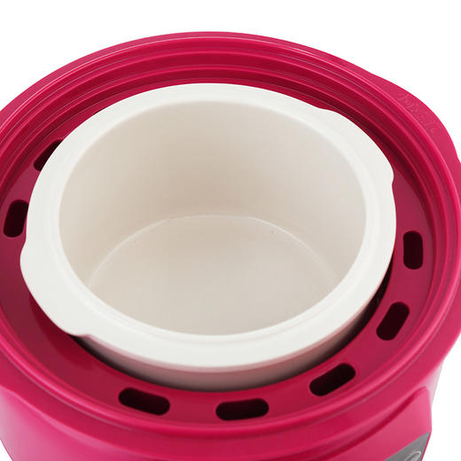 乐扣乐扣 LOCK&LOCK   微电脑隔水炖锅 定时预约 隔水炖锅   EJP217RED 水晶红 商品图6