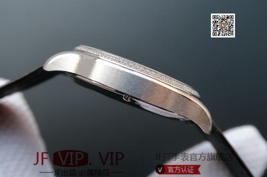 N伯爵新款 黑带系列GOA37111 正品开模 43mm表壳多道CNC加工 意大利真牛皮 照足正品采用进口9015改Cal.800P机芯，皮表带 商品图4