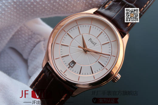 N伯爵新款 黑带系列GOA37111 正品开模 43mm表壳多道CNC加工 意大利真牛皮 照足正品采用进口9015改Cal.800P机芯，皮表带 商品图1