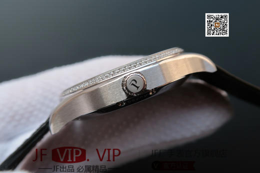 N伯爵新款 黑带系列GOA37111 正品开模 43mm表壳多道CNC加工 意大利真牛皮 照足正品采用进口9015改Cal.800P机芯，皮表带 商品图3