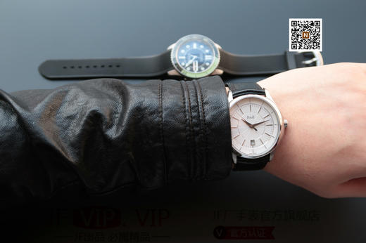 N伯爵新款 黑带系列GOA37111 正品开模 43mm表壳多道CNC加工 意大利真牛皮 照足正品采用进口9015改Cal.800P机芯，皮表带 商品图8