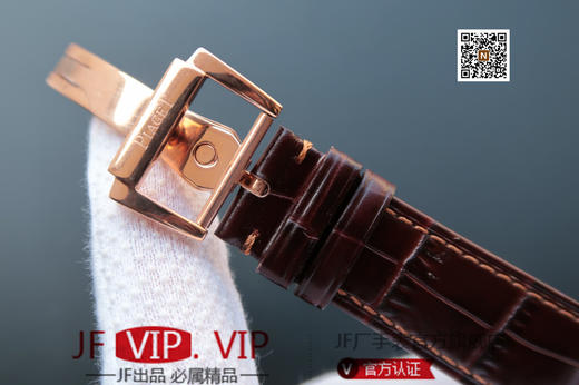 N伯爵新款 黑带系列GOA37111 正品开模 43mm表壳多道CNC加工 意大利真牛皮 照足正品采用进口9015改Cal.800P机芯，皮表带 商品图7