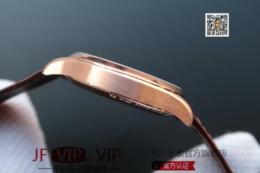 N伯爵新款 黑带系列GOA37111 正品开模 43mm表壳多道CNC加工 意大利真牛皮 照足正品采用进口9015改Cal.800P机芯，皮表带 商品图4