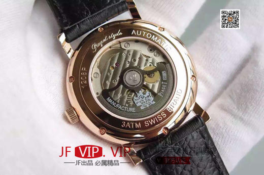 MC伯爵 超薄系列 ，进口全新西铁城9015机芯，精钢外壳，透底，男表，小牛皮表带，超薄的款式简约而不简单！ 商品图5