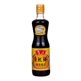 鲁花自然鲜酱香酱油500ml【团购价14.19元/瓶】