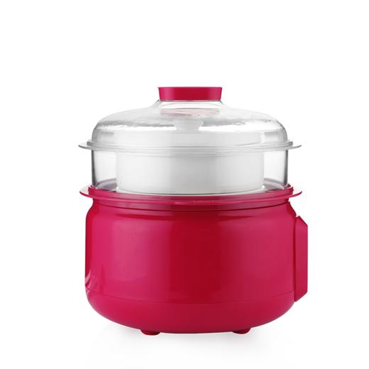 乐扣乐扣 LOCK&LOCK   微电脑隔水炖锅 定时预约 隔水炖锅   EJP217RED 水晶红 商品图3