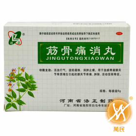 筋骨痛消丸  6g*12袋  河南省洛正有限责任公司