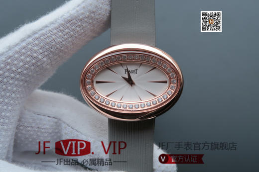 MC伯爵LIMELIGHT系列G0A32099腕表（AISI316L精钢表壳搭配，意大利进口头层沙丁布带，表圈镶嵌天然锆石，搭载瑞士原装石英机芯 商品图0