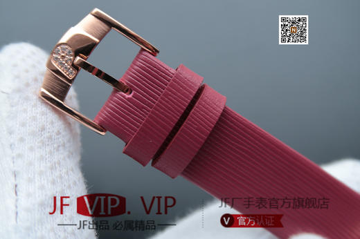 MC伯爵LIMELIGHT系列G0A32099腕表（AISI316L精钢表壳搭配，意大利进口头层沙丁布带，表圈镶嵌天然锆石，搭载瑞士原装石英机芯 商品图6